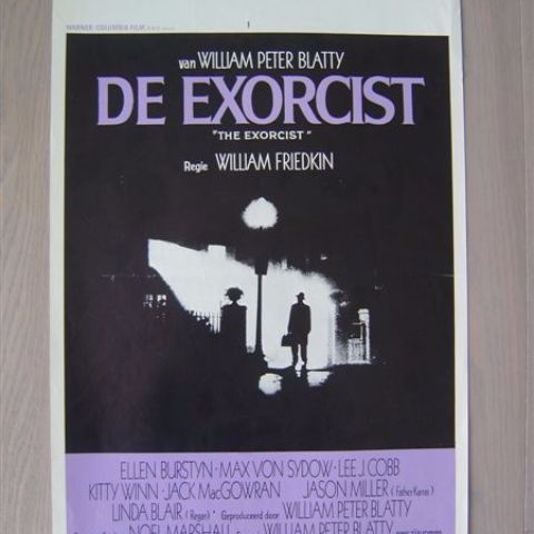 'The exorcist' Belgian affichette